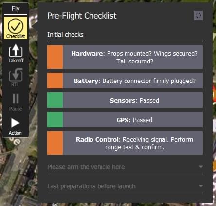 Pre Flight Checklist