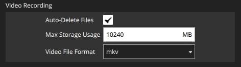 视频 - 自动删除