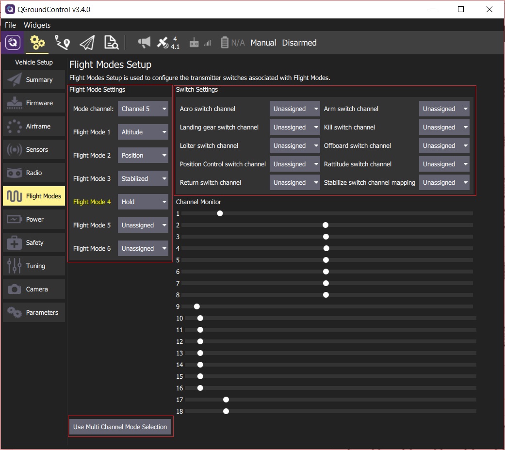 Flight Modes · QGroundControl User Guide