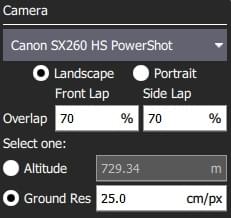 복도 스캔 - Canon SX260 카메라 설정