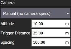 복도 스캔 - 수동 카메라 설정