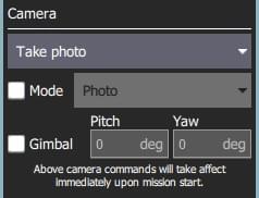 MissionSettings Camera Section